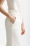 pantalone in cotone ilya panna women Incotex - 5