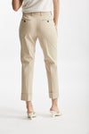 pantalone dritto in cotone nevet beige chiaro women Incotex - 3