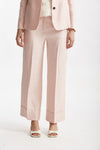 pantalone in lino arlys rosa tenue women Incotex - 1