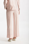 pantalone in lino arlys rosa tenue women Incotex - 2