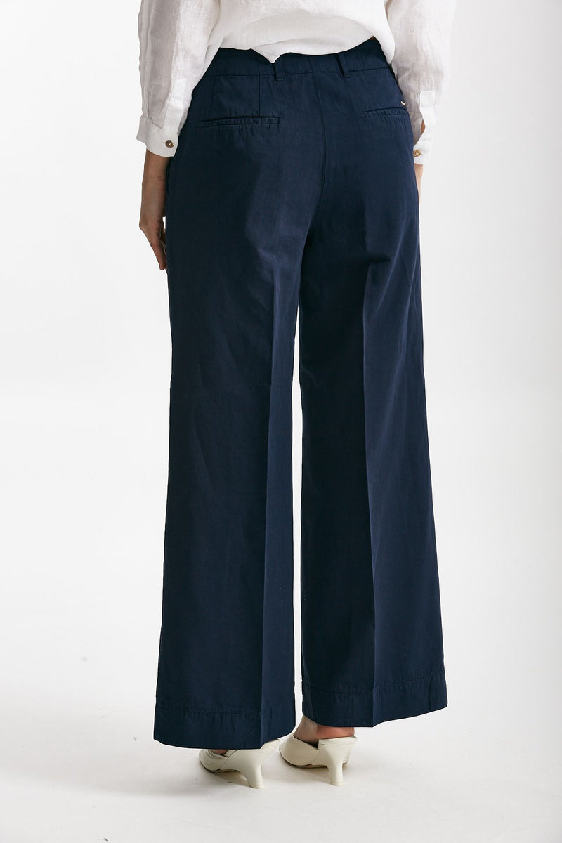 pantalone in cotone ilya blu women Incotex - 2