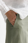 pantalone palazzo neera verde salvia women Incotex - 5