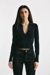 maglia polo nero women Iro - 1