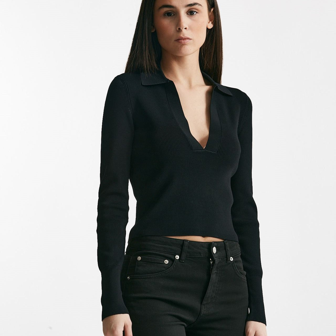 maglia polo nero women Iro - 6