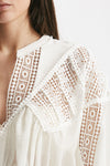 camicia collo coreana in crepe bianco women Iro - 4