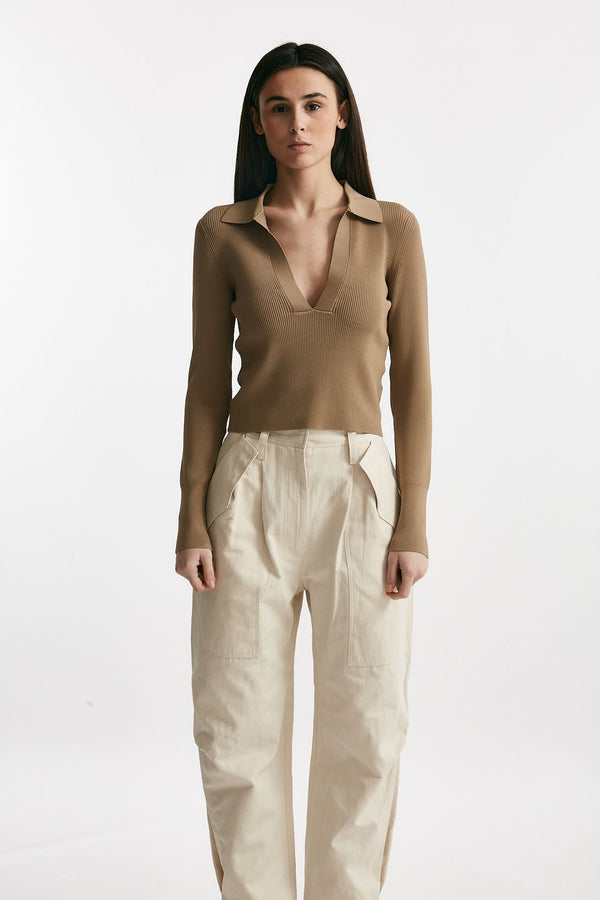 maglia polo cammello women Iro