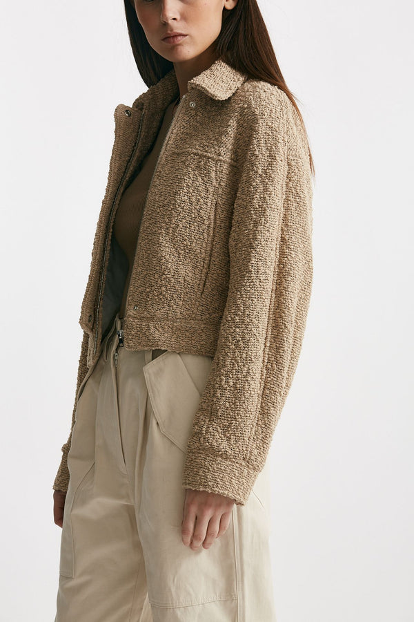 bomber bouclè beige women Iro