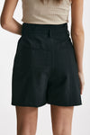 bermuda in fresco lana vita alta nero women Iro - 3