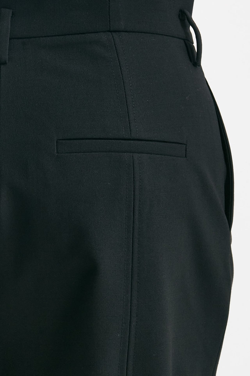 bermuda in fresco lana vita alta nero women Iro - 6
