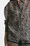camicia animalier panna e marrone women Iro - 4