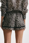 shorts garzato animalier panna e marrone women Iro - 3