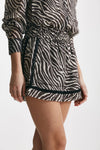 shorts garzato animalier panna e marrone women Iro - 4