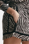 shorts garzato animalier panna e marrone women Iro - 5