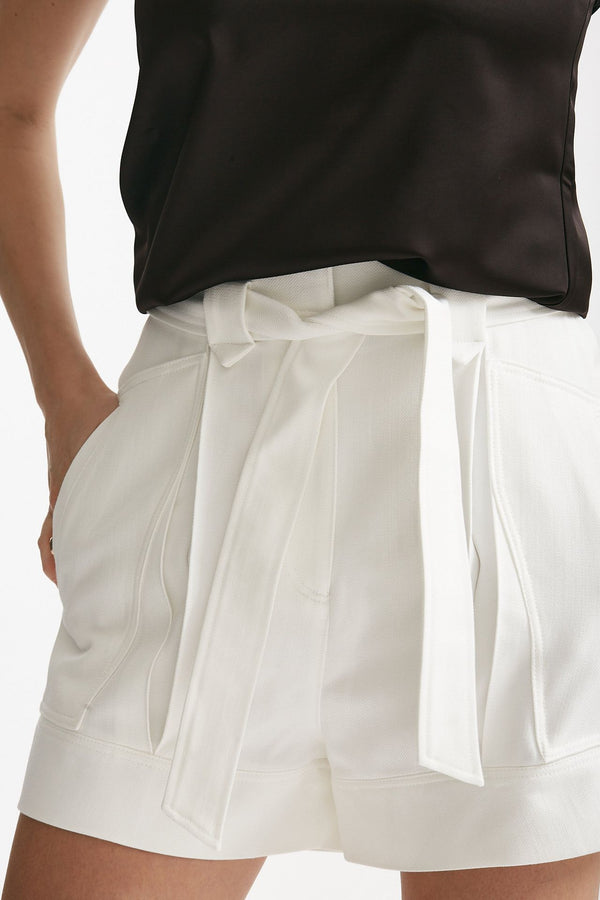 shorts in cotone e viscosa bianco women Iro