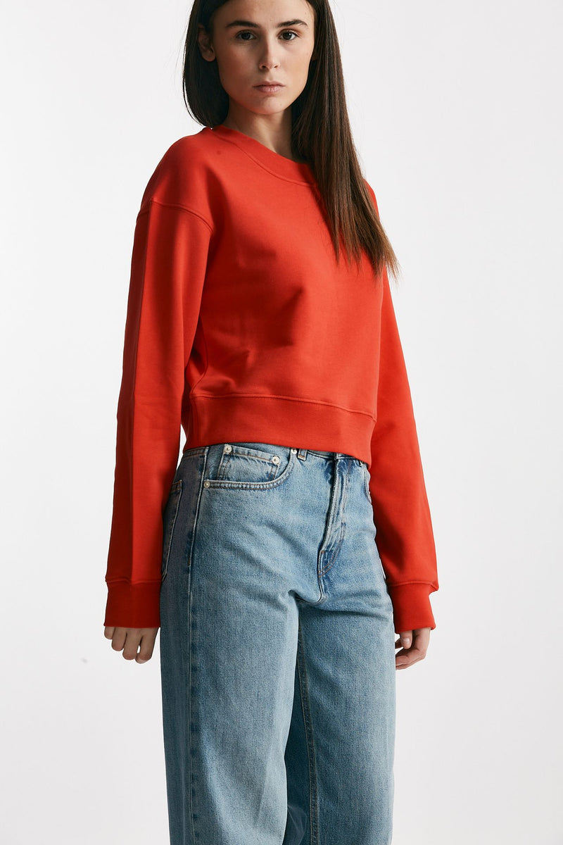 felpa girocollo rosso girocollo women Laneus - 4