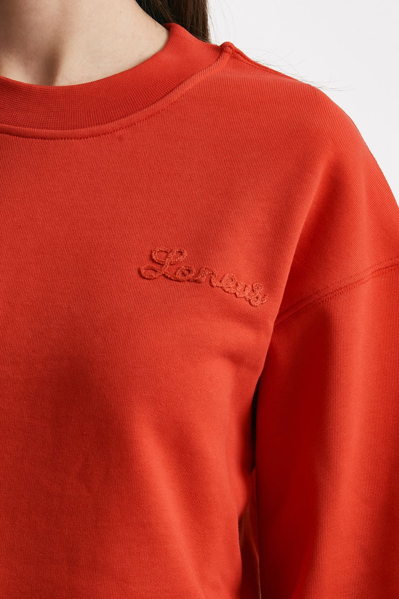 felpa girocollo rosso girocollo women Laneus - 5