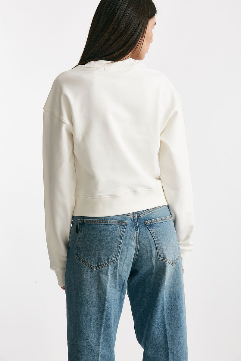 felpa girocollo panna women Laneus - 3
