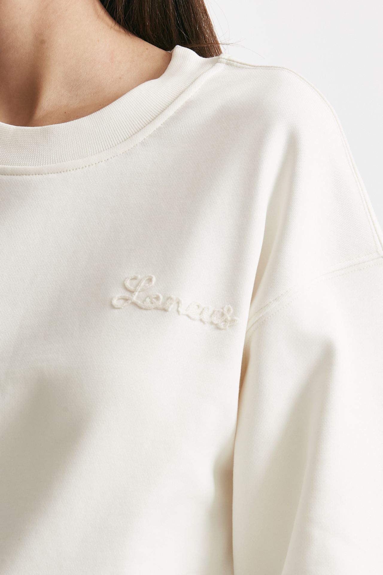 felpa girocollo panna women Laneus - 5