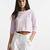 t-shirt crop lilla women Laneus - 6