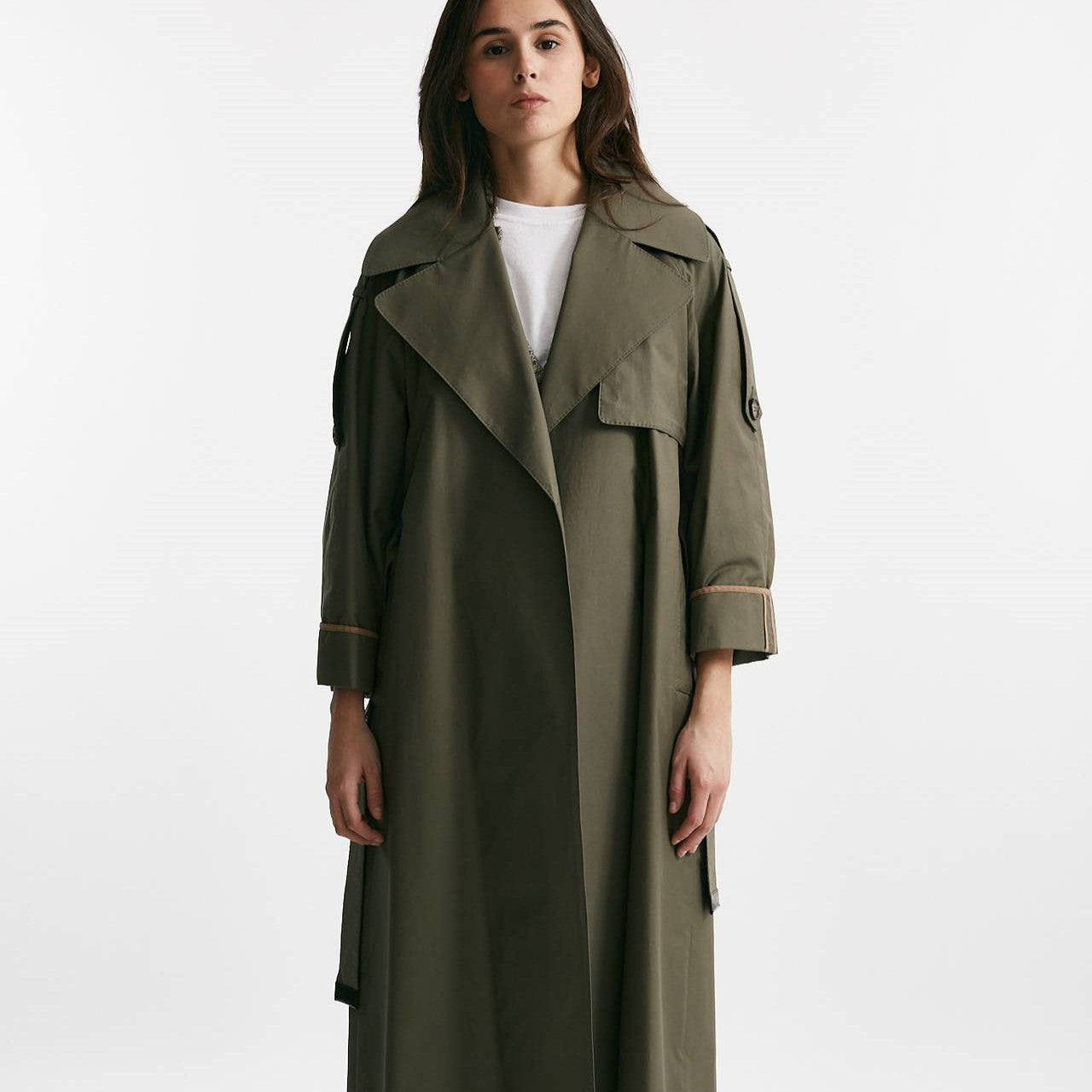trench over utrench verde militare women Max mara s - 10