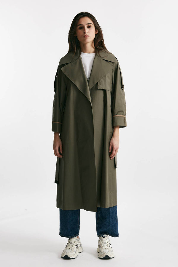 trench over utrench verde militare women Max mara s