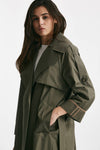 trench over utrench verde militare women Max mara s - 5