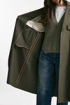 trench over utrench verde militare women Max mara s - 8