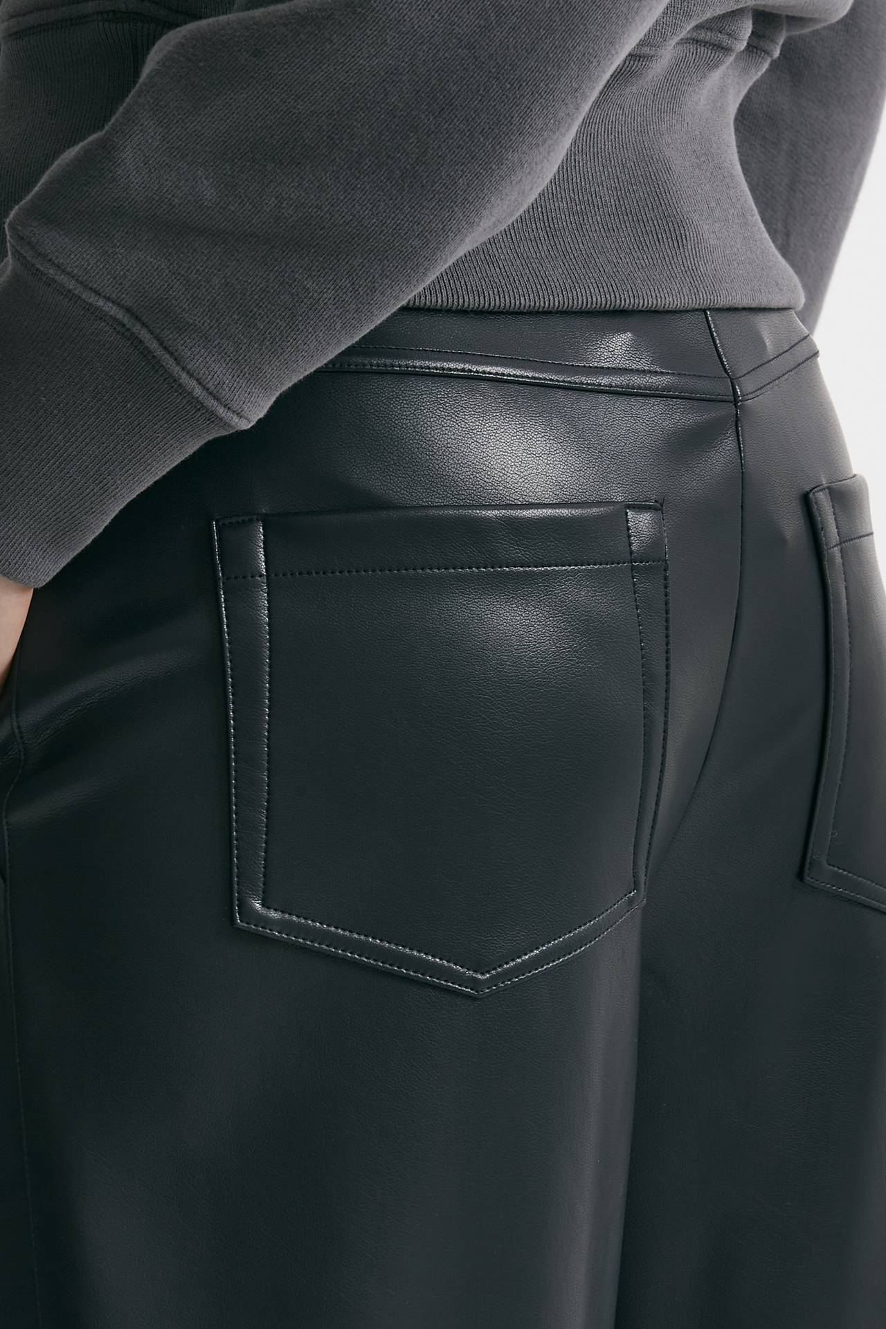 pantalone ampio in ecopelle storia women Max mara s - 6