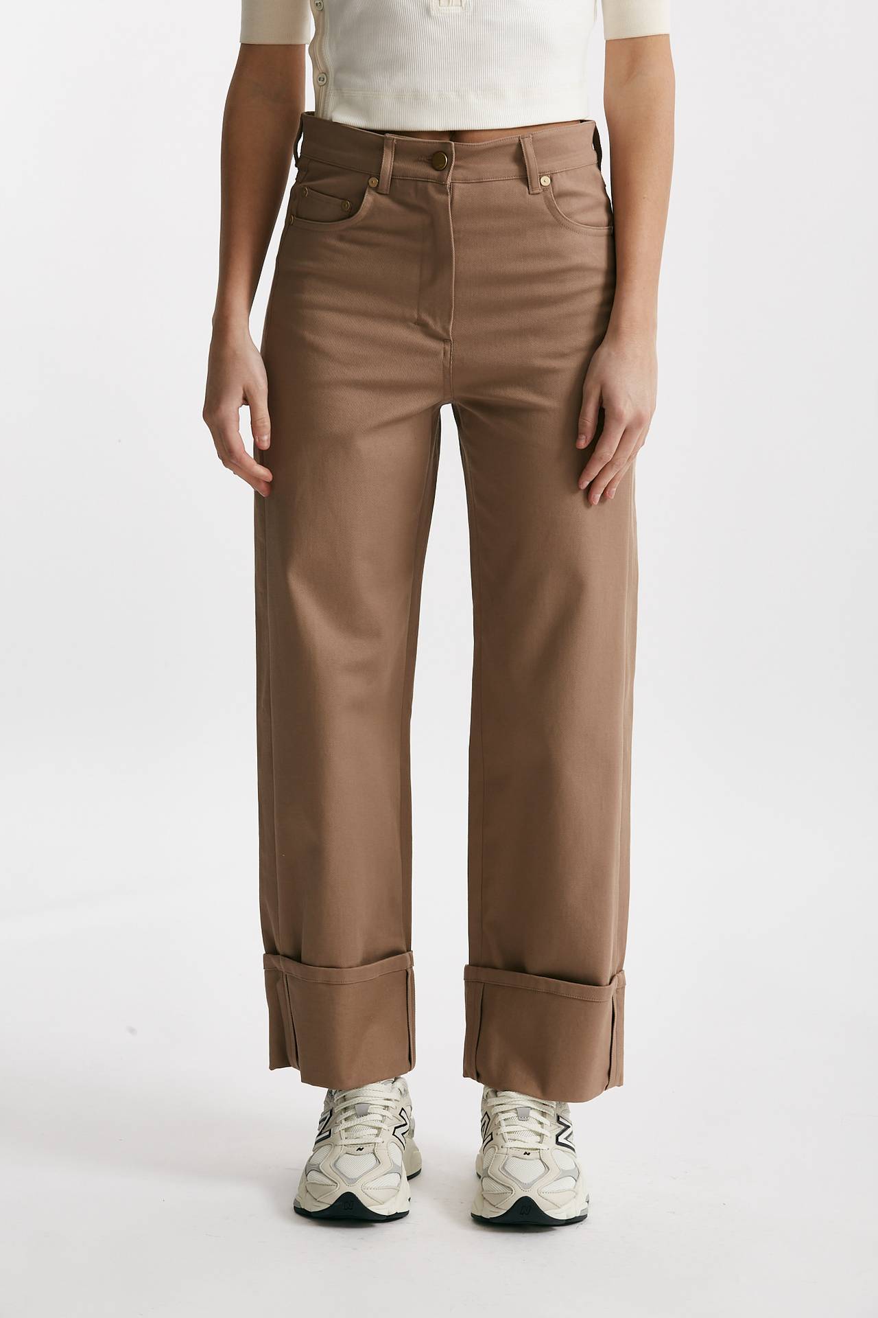 pantalone 5 tasche cervia in cotone stretch women Max mara s - 1