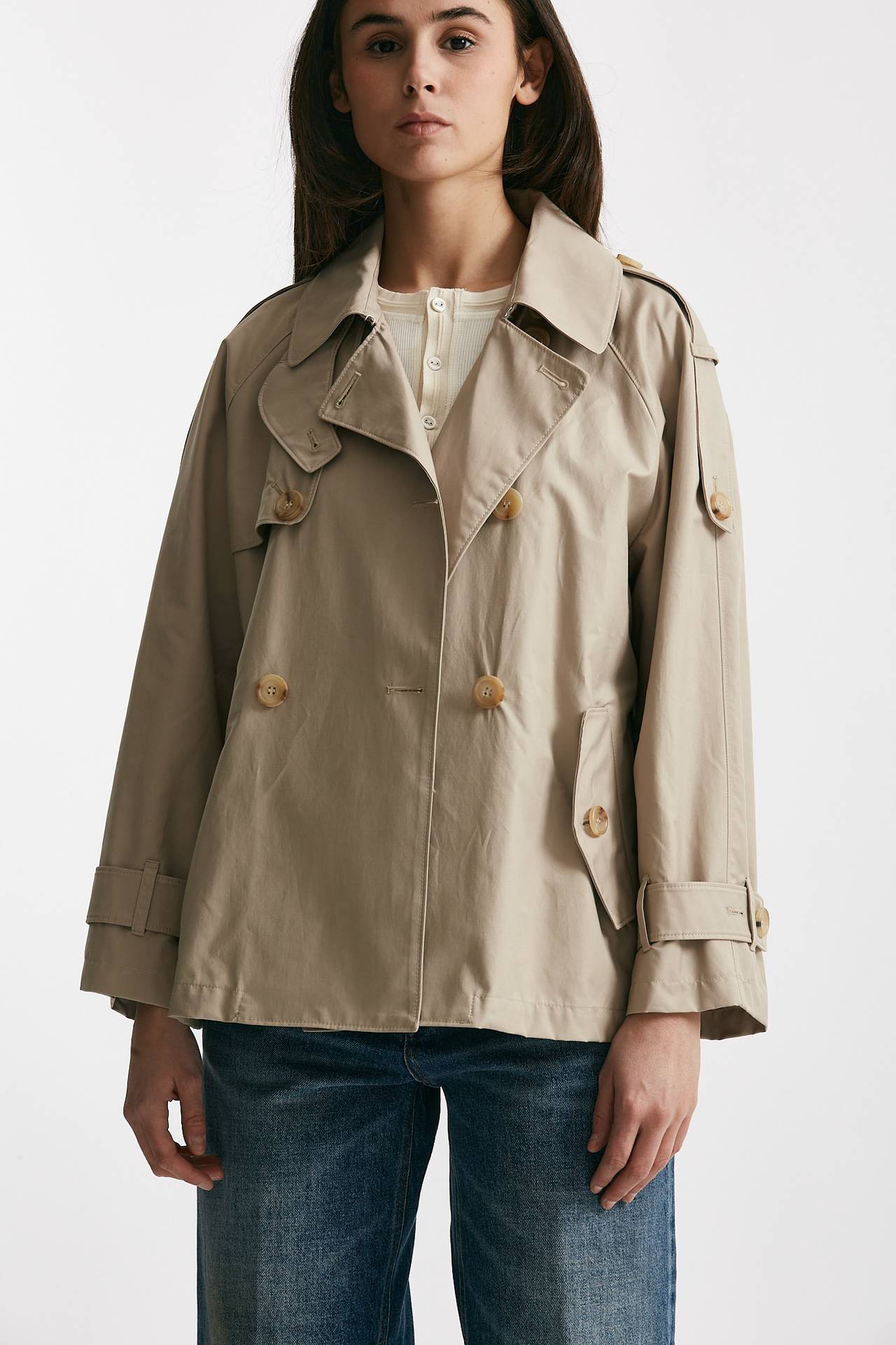 trench corto dtrench beige women Max mara s - 1