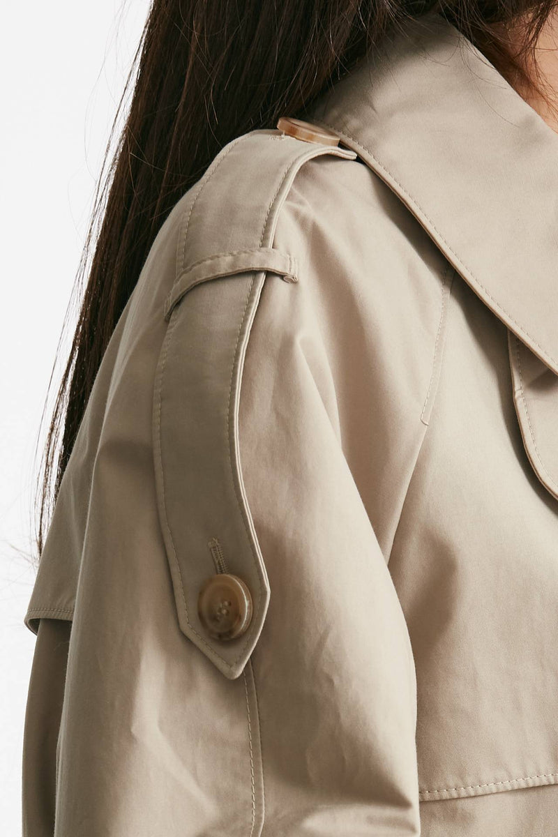trench corto dtrench beige women Max mara s - 4