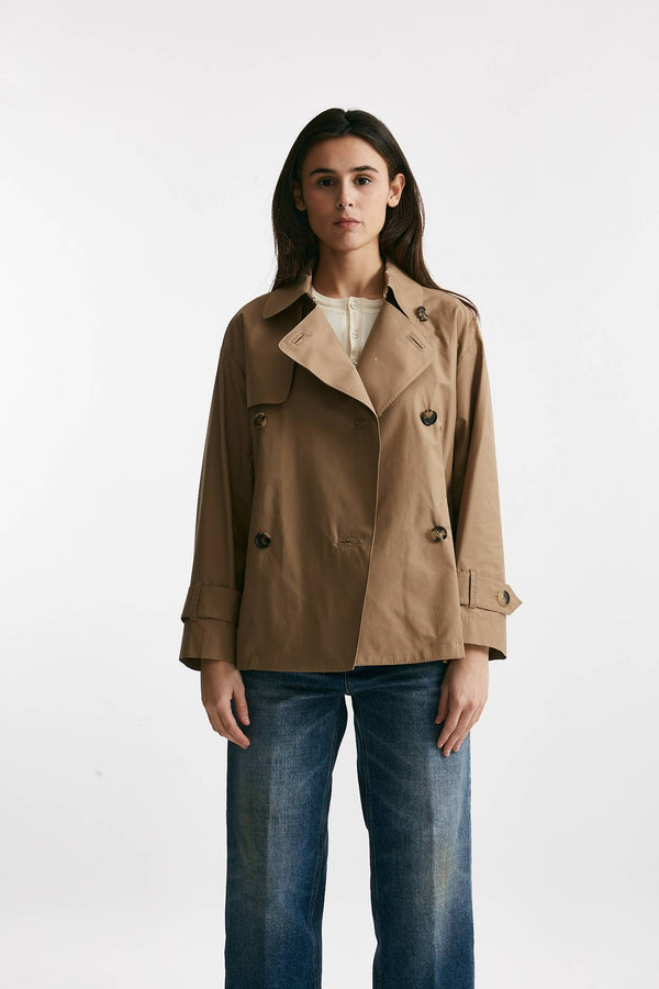 trench corto zeno in twill di cotone women Max mara s