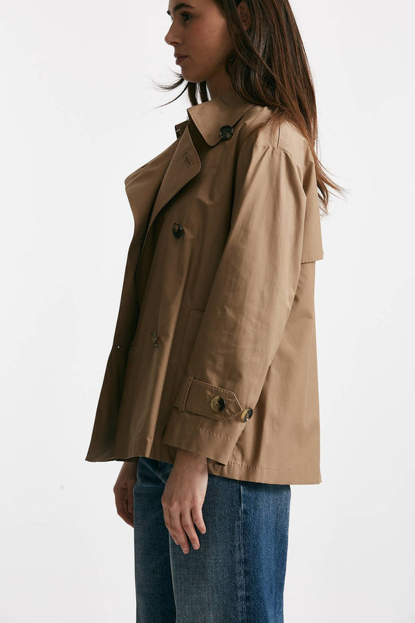 trench corto zeno in twill di cotone women Max mara s