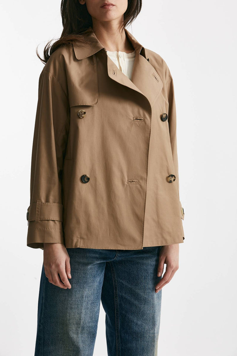 trench corto zeno in twill di cotone women Max mara s - 4
