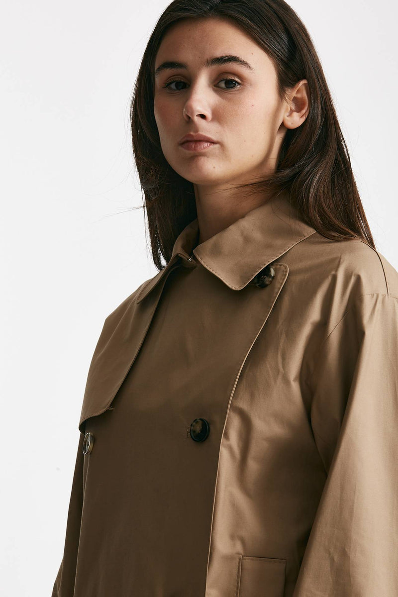 trench corto zeno in twill di cotone women Max mara s - 7