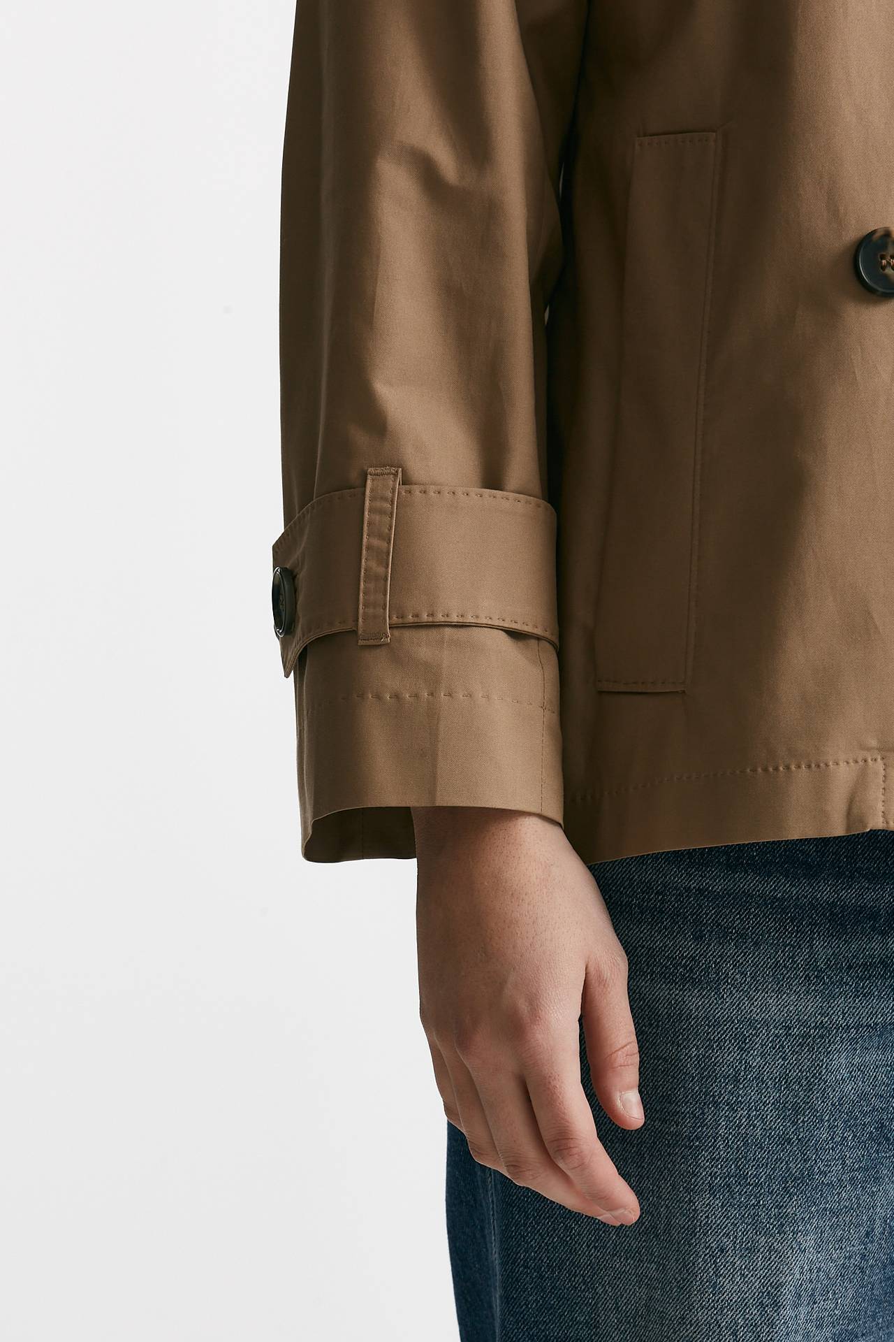 trench corto zeno in twill di cotone women Max mara s - 9