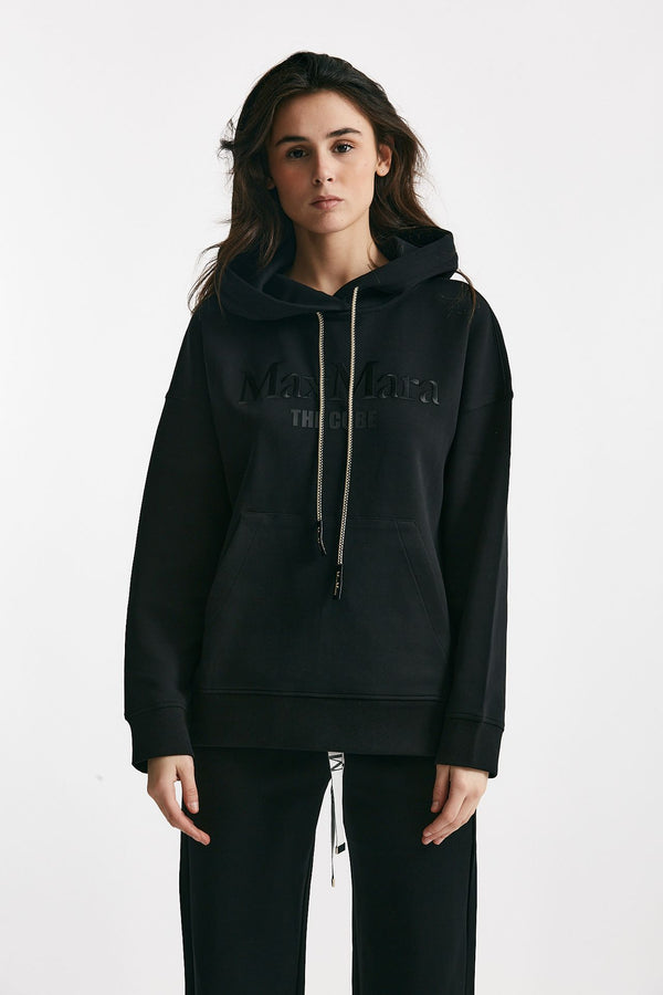 felpa in jersey tecnico agata nero women Max mara s