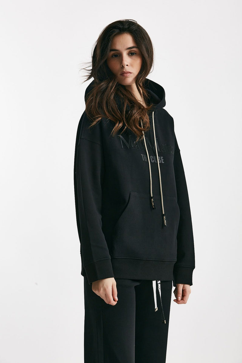 felpa in jersey tecnico agata nero women Max mara s - 4