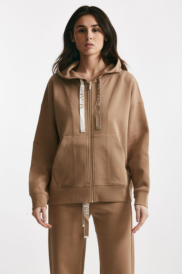 felpa in jersey tecnico jour cammello women Max mara s