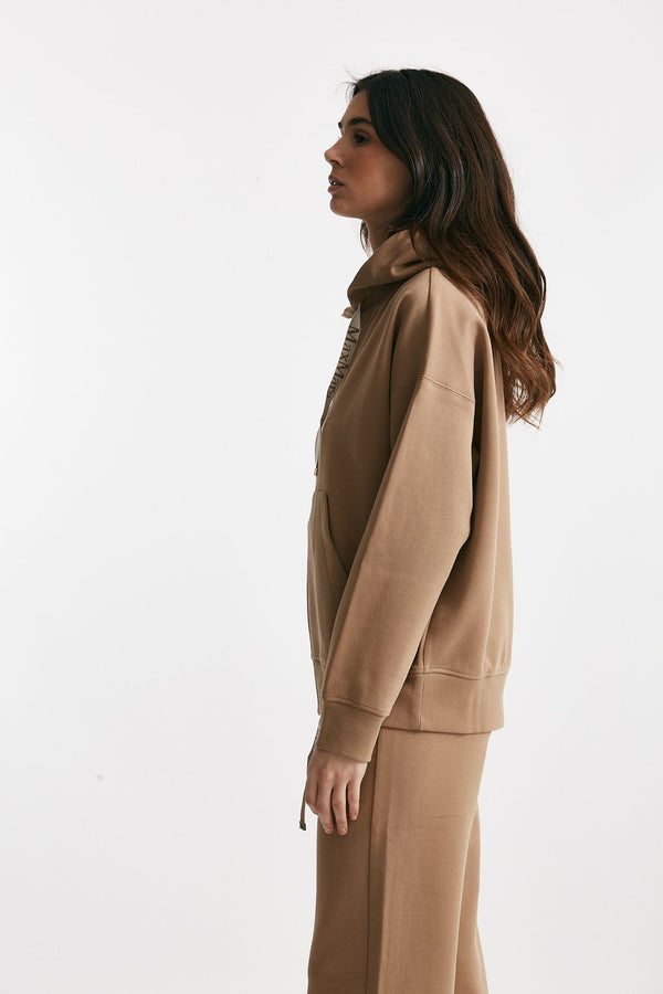 felpa in jersey tecnico jour cammello women Max mara s