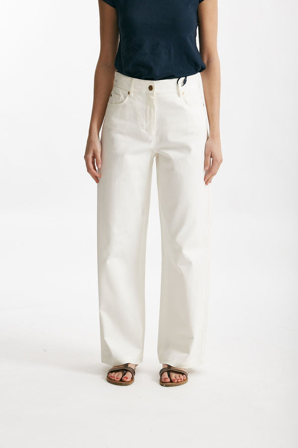 jeans palazzo marianna bianco women Max mara s
