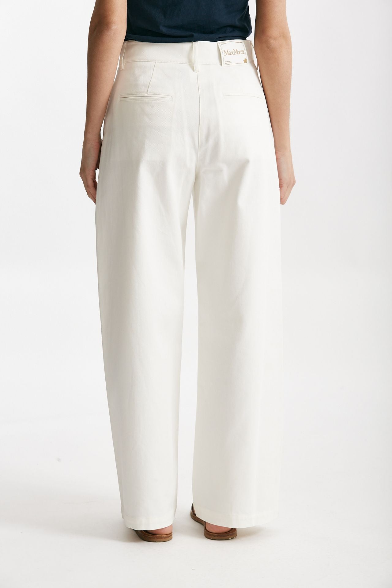 jeans palazzo marianna bianco women Max mara s - 3
