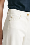 jeans palazzo marianna bianco women Max mara s - 5