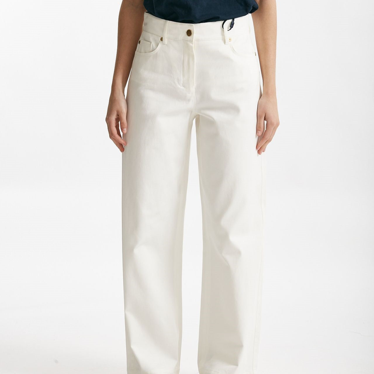 jeans palazzo marianna bianco women Max mara s - 7