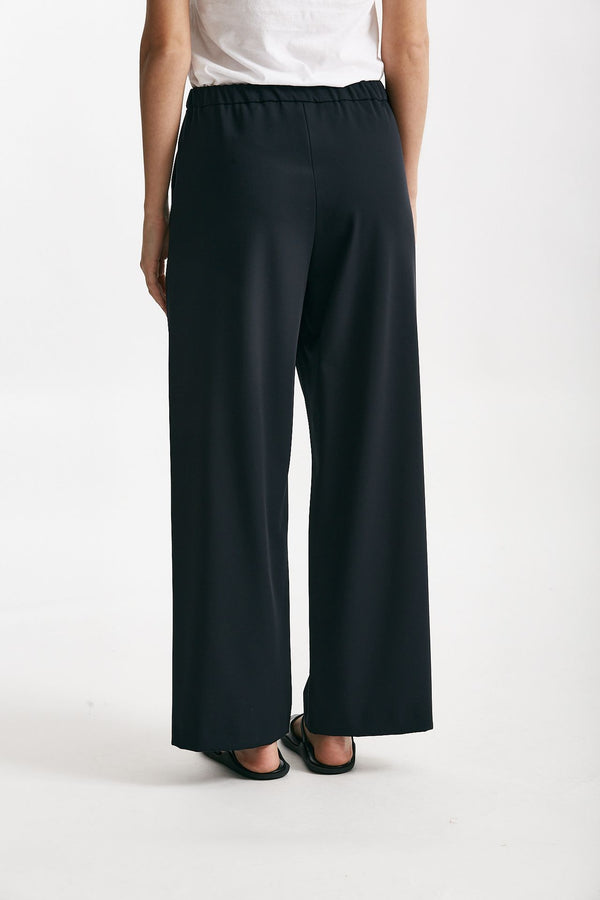 pantalone jogging in lana argenta blu navy women Max mara s