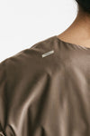 abito in organza di seta tortora women Max mara s - 5