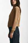 bomber crop in jersey scuba barbara cammello women Max mara s - 2