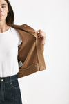 bomber crop in jersey scuba barbara cammello women Max mara s - 7