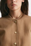 bomber crop in jersey scuba barbara cammello women Max mara s - 8