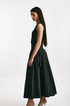 gonna a pieghe in taffetà gea nero women Max mara s - 1